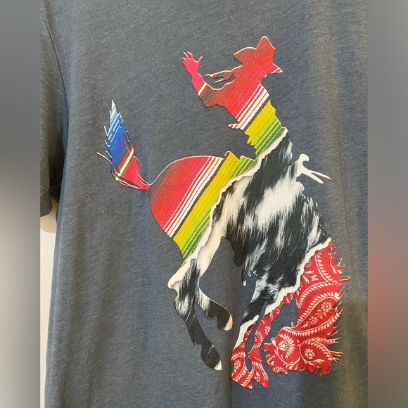 Rowdy Crowd Clothing Western T-Shirt /Medium - Picture 6 of 6